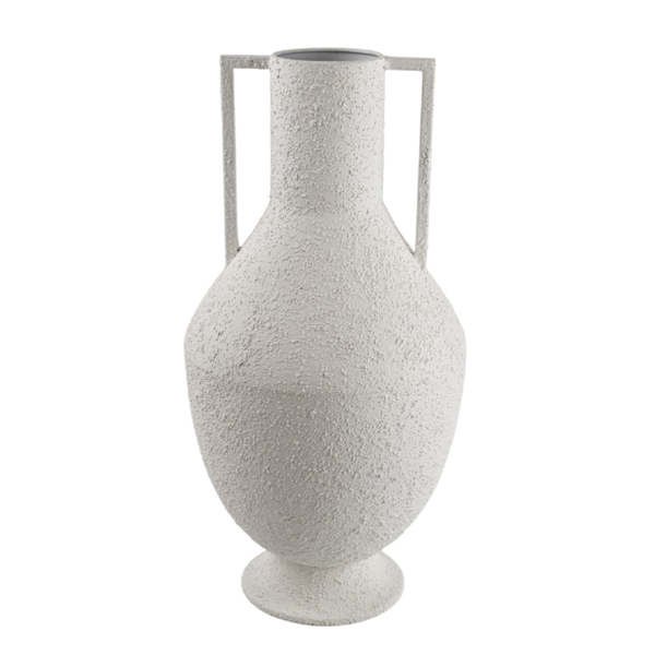 ΜΕΤΑΛΛΙΚΟ ΒΑΖΟ ΑΜΦΟΡΕΑΣ ΛΕΥΚΟΣ 21Χ21Χ41ΕΚ