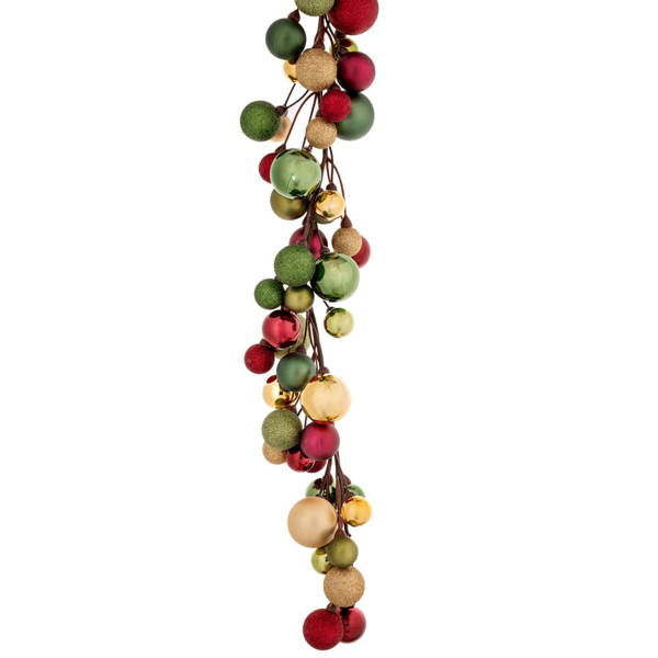 ΓΙΡΛΑΝΤΑ ΜΕ ΚΟΚΚΙΝΕΣ/ΧΡΥΣΕΣ/ΠΡΑΣΙΝΕΣ ΠΛΑΣΤΙΚΕΣ ΜΠΑΛΕΣ 285ΕΚ