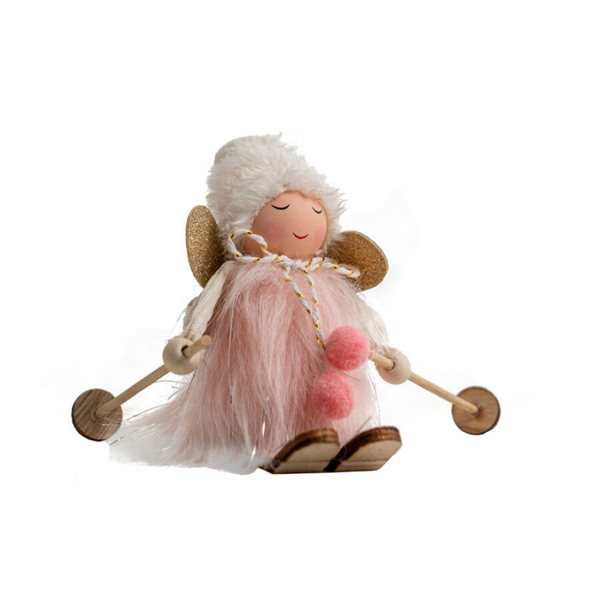 47412 ΑΓΓΕΛΟΥΔΑΚΙ ΡΟΖ ΜΕ ΣΚΙ 12Χ4.5Χ11