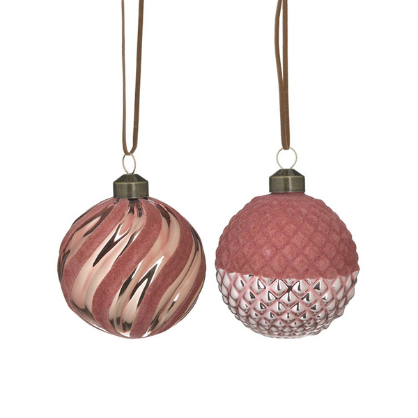 S/6 ΜΠΑΛΑ XMAS 2 ΣΧΕΔΙΑ PL ΡΟΖ Φ8