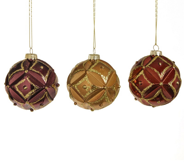 BL320 ΓΥΑΛΙΝΗ ΜΠΑΛΛΑ ΑΝΑΓΛΥΦΟ ΣΧ.,3ΧΡ.(RUST,ΜΠΟΡΤΩ