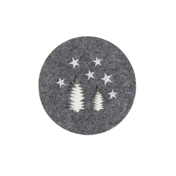 ΧΡΙΣΤΟΥΓΕΝΝΙΑΤΙΚΟ ΣΟΥΒΕΡ SNOW FELT 4 TMX GREY NEF-NEF HOMEWARE