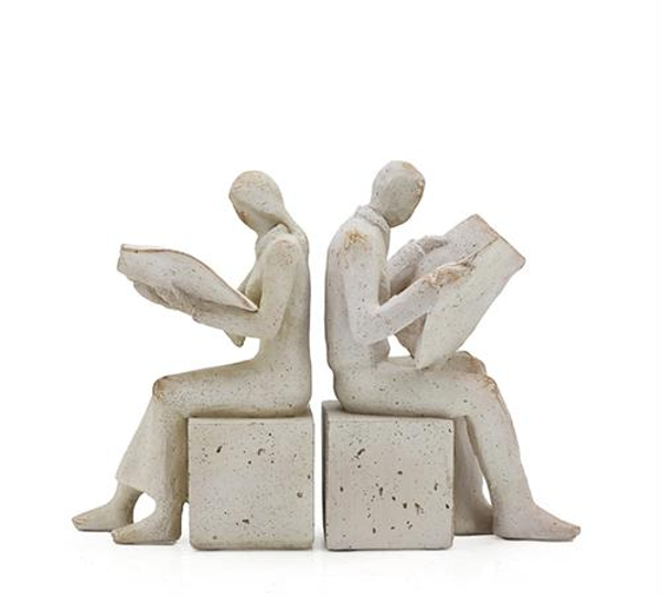 TM430 Ζευγάρι άνδρας & γυναίκα βιβλιοστάτης 28cm | ZAROS