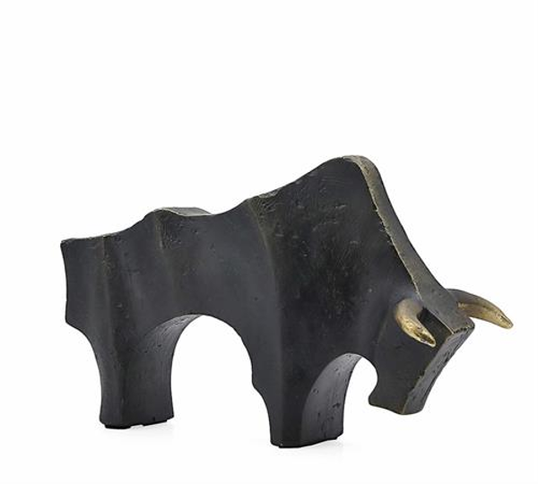 TM420 Διακοσμητικός ταύρος μαύρο χρ.,27cm