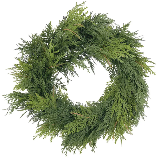 99-10135//ΧΡΙΣΤΟΥΓΕΝΝΙΑΤΙΚΟ ΣΤΕΦΑΝΙ ΕΛΑΤΟ - Φ61x15cm 1/6ΚΙΒ