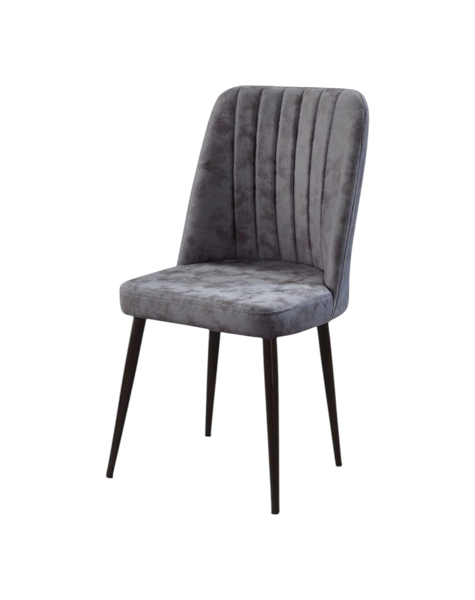 DELUX ΚΑΡΕΚΛΑ ΜΕ ΜΕΤΑΛΛΙΚΑ ΠΟΔΙΑ ΧΡΩΜΑ ΓΚΡΙ -ΜΑΥΡΑ ΠΟΔΙΑ 46x49x92εκ