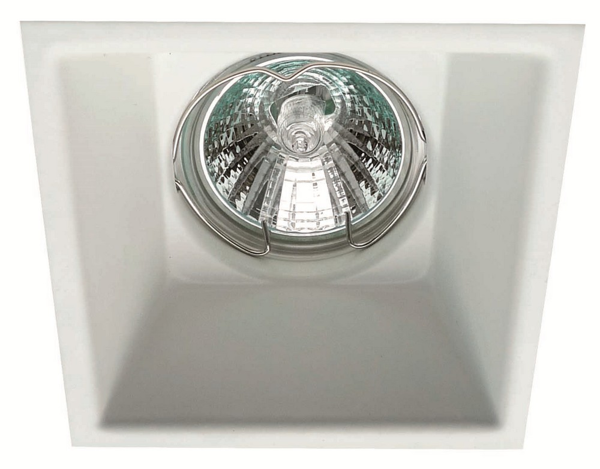 Χωνευτό Σποτ Λευκό Sq Rob