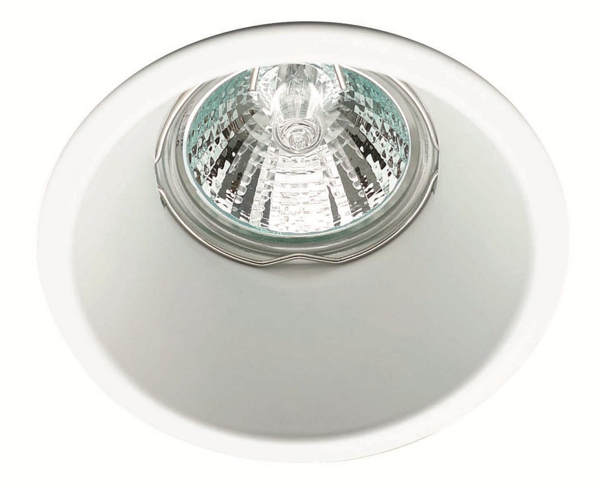 Χωνευτό Σποτ Λευκό Round Rob