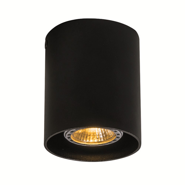 Πλαφονιέρα Μαύρη Round Dice