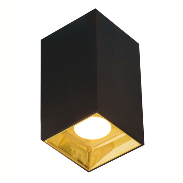 Φωτιστικό Οροφής Μαύρο Sq Glam