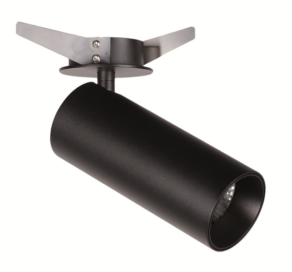 Σποτ Οροφής Χωνευτό Η:150 Μαύρο Reeds