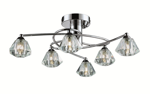 6/Φωτη Πλαφονιέρα Diamond