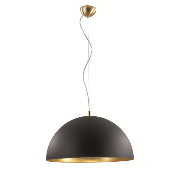 Μονόφωτο Μαύρο/Χρυσό Dome